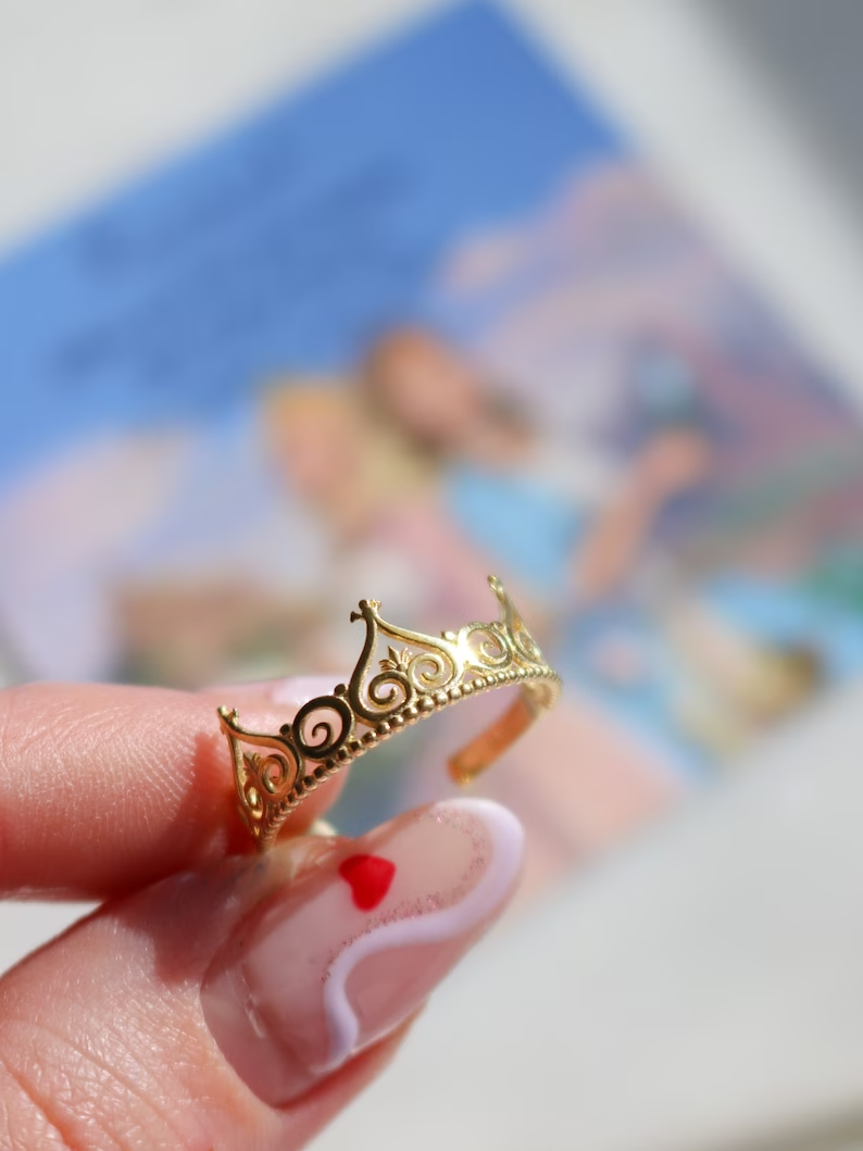 Buy Custom Made Tiara Fairy Tale Princess Ring Online in India - Etsy
